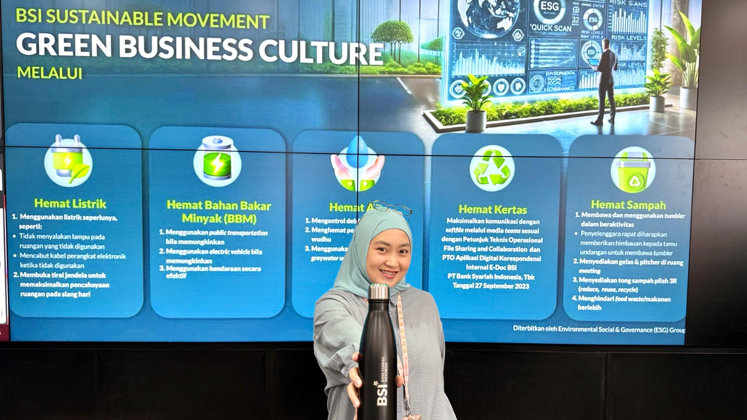 BSI Pimpin Transformasi ESG Perbankan Syariah dengan Peningkatan Skor Bloomberg yang Signifikan