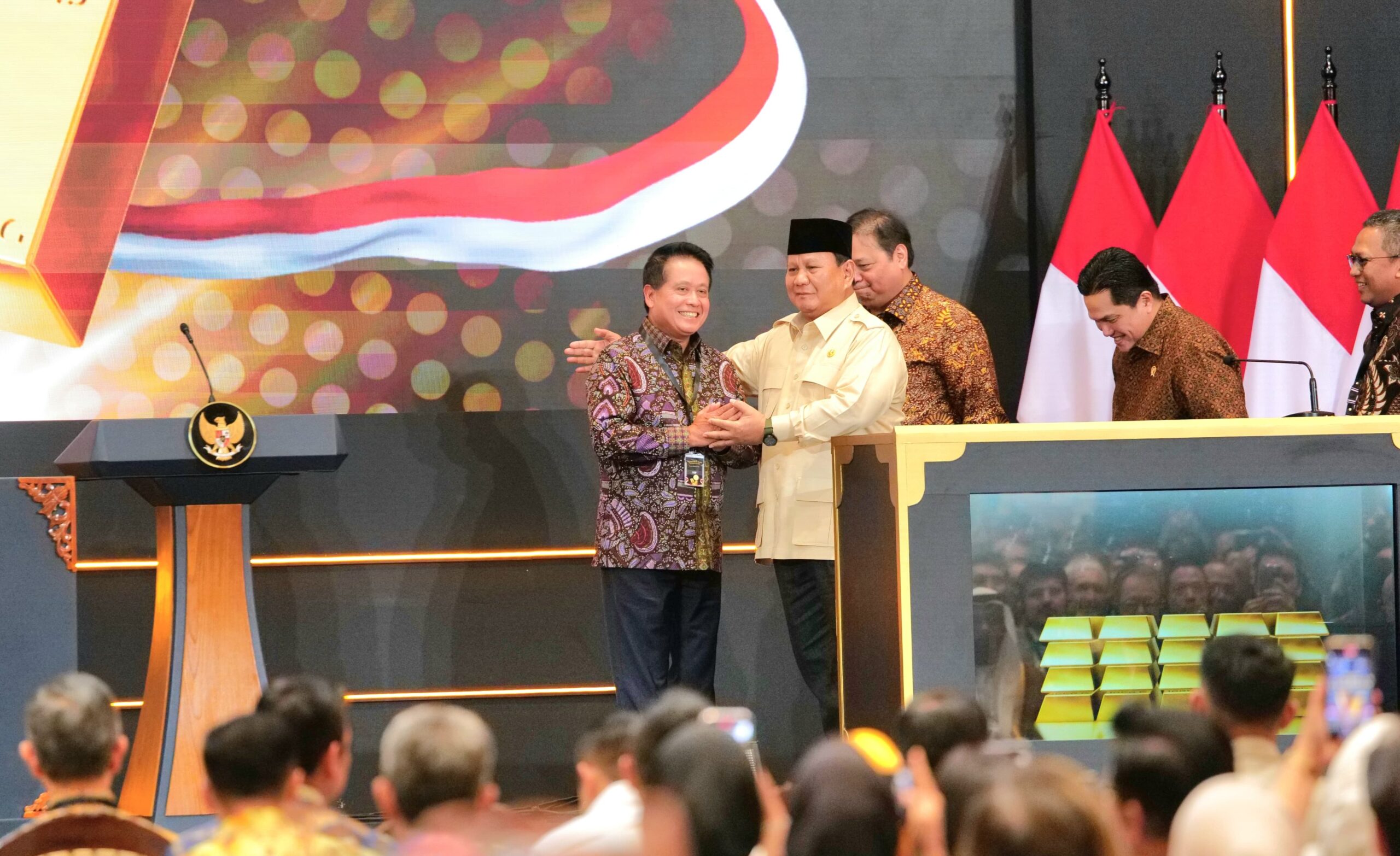 Bersejarah, Presiden Prabowo Meresmikan BSI sebagai Bank Emas Syariah Pertama di Indonesia