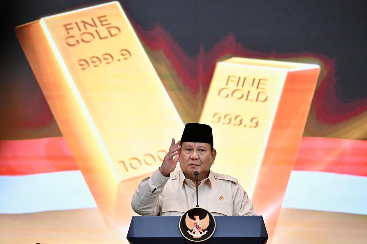 Prabowo Luncurkan Bank Emas BSI, Perkuat Posisi Indonesia di Sektor Emas