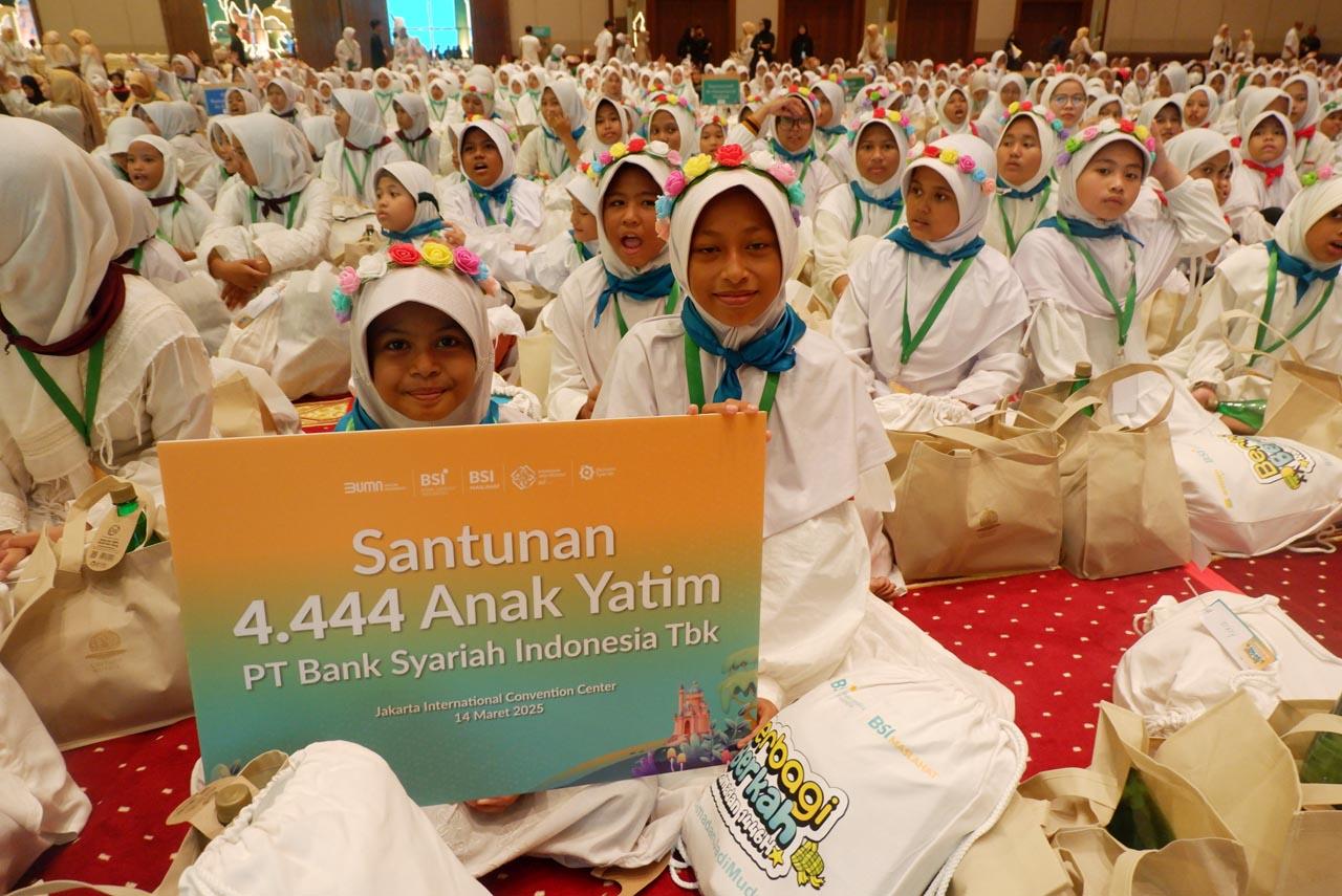 BSI Naik Kelas, Santunan 4.444 Anak Yatim Jadi Bentuk Rasa Syukur