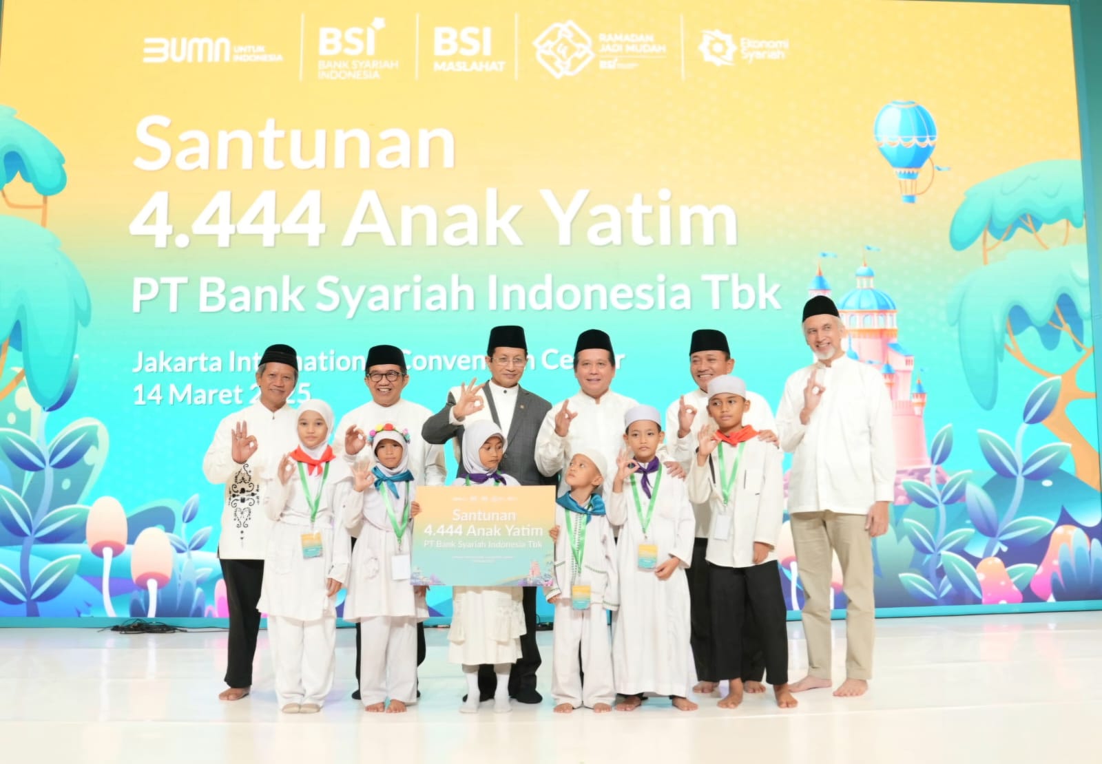 BSI Menanjak, Santunan untuk 4.444 Anak Yatim Wujudkan Kepedulian Sosial