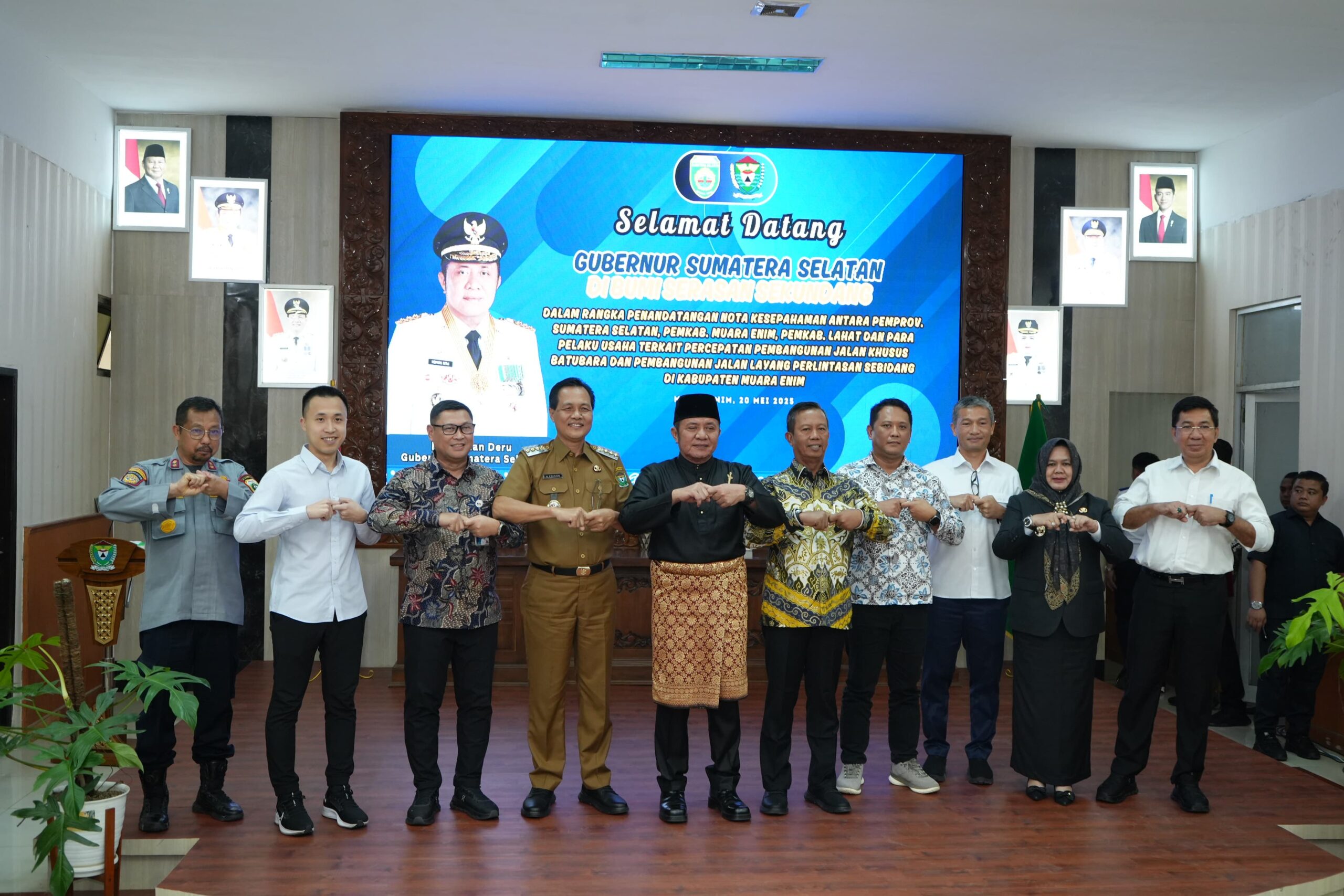 KAI dan Pemprov Sumsel MoU 5 Flyover Muara Enim