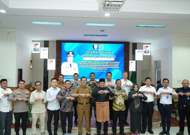 (Foto) KAI dan Bukit Asam Bangun Flyover Muara Enim