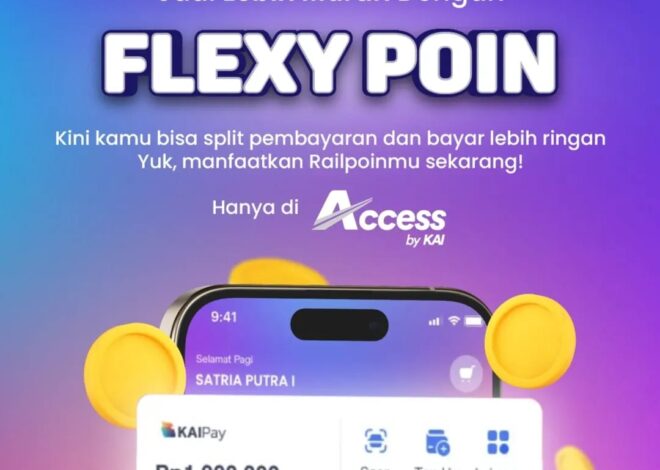 KAI Flexy Poin Permudah Beli Tiket Kereta Api, Penjualan Naik 14 Persen