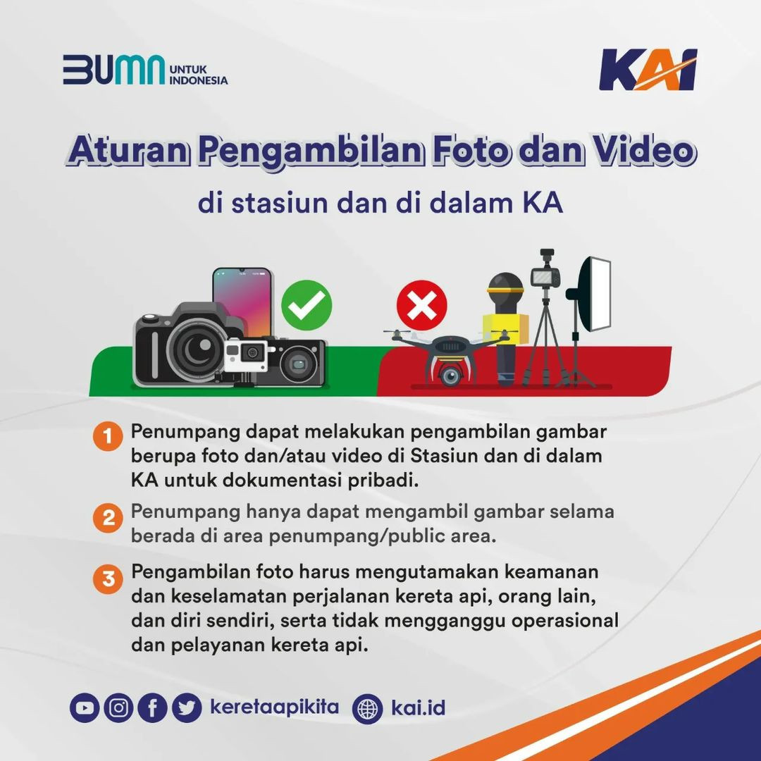 KAI Divre III Palembang Tegaskan Pentingnya Sosialisasi Aturan Pengambilan Gambar ke Komunitas Fotografi